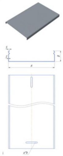картинка Крышка для лотка перфорированного 400x50x3000 от магазина Интерком-НН фото 2