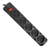 картинка Сетевой фильтр Defender RFS 30 3,0 м, черный, 5 розеток (99515) от магазина Интерком-НН