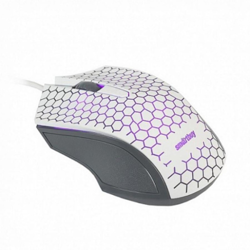 картинка SmartBuy SBM-334-W ONE Мышь проводная с подсветкой (белая) от магазина Интерком-НН фото 2