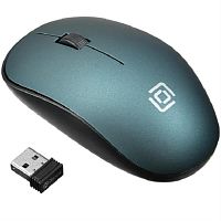 картинка Oklick 515MW Мышь беспроводная USB, чёрный/зелёный от магазина Интерком-НН