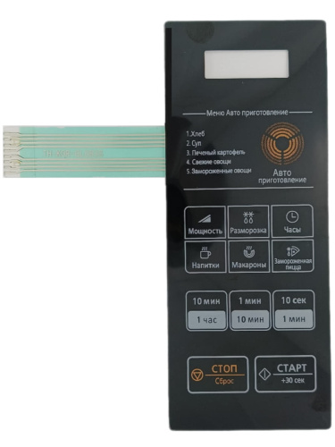 картинка Daewoo 3518572830 (TH-KOR-6L6B3S) Сенсорная панель для СВЧ KOR-6L6B, KOR-6L6BS от магазина Интерком-НН