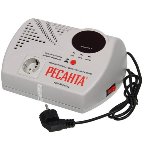 изображение Ресанта АСН-500 Н/1-Ц (63/6/9) табилизатор напряжения однофазный серый магазин Компании Интерком-НН фото 3 картинка Ресанта АСН-500 Н/1-Ц (63/6/9) табилизатор напряжения однофазный серый от магазина Интерком-НН фото 3