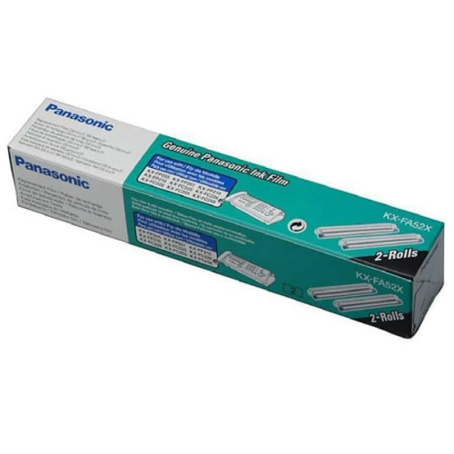 изображение Картридж-пленка Panasonic KX-FA52A7 для KX-FP207/218/258/228, на 100 листов.в упаковке-2 рул.(2*30м магазин Компании Интерком-НН картинка Картридж-пленка Panasonic KX-FA52A7 для KX-FP207/218/258/228, на 100 листов.в упаковке-2 рул.(2*30м от магазина Интерком-НН