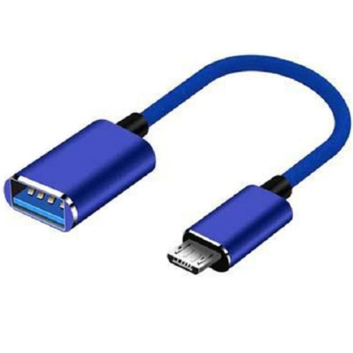 изображение Кабель-переходник OTG DN2601T1 USB 2.0 - Micro USB, синий магазин Компании Интерком-НН картинка Кабель-переходник OTG DN2601T1 USB 2.0 - Micro USB, синий от магазина Интерком-НН