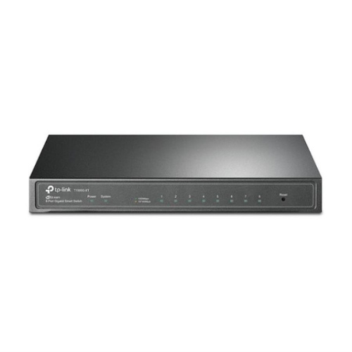 изображение Управляемый коммутатор TP-Link T1500G-8T с 8 портами 10/100/1000 Мбит/с магазин Компании Интерком-НН картинка TP-Link T1500G-8T управляемый коммутатор с 8 портами 10/100/1000 Мбит/с от магазина Интерком-НН