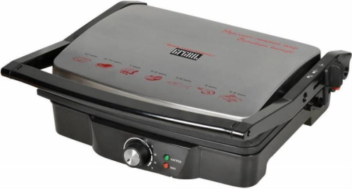 изображение Электрогриль GFGril GF-060 2000Вт серебристый/черный магазин Компании Интерком-НН картинка Электрогриль GFGril GF-060 2000Вт серебристый/черный от магазина Интерком-НН