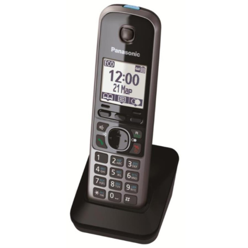 изображение Дополнительная трубка Panasonic KX-TGA671RUB DECT (радиотелефон) , цвет: черный магазин Компании Интерком-НН картинка Panasonic KX-TGA671RUB - Дополнительная трубка DECT (радиотелефон) , цвет: черный от магазина Интерком-НН