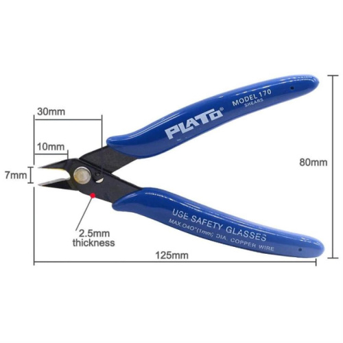 изображение PLATO model 170 Бокорезы для откусывания, обрезки, зачистки мелких проводов магазин Компании Интерком-НН фото 3 картинка PLATO model 170 Бокорезы для откусывания, обрезки, зачистки мелких проводов от магазина Интерком-НН фото 3