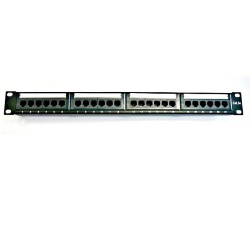картинка Патч-панель  UTP, 19", 24 порта RJ45, cat.5е, 1U, Dual Type, "L" от магазина Интерком-НН