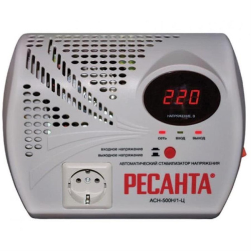 изображение Ресанта АСН-500 Н/1-Ц (63/6/9) табилизатор напряжения однофазный серый магазин Компании Интерком-НН картинка Ресанта АСН-500 Н/1-Ц (63/6/9) табилизатор напряжения однофазный серый от магазина Интерком-НН