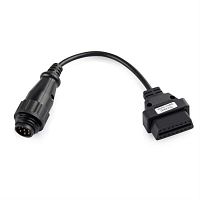 картинка Кабель-переходник диагностического разъема Knorr, Wabco Trailer 7pin на OBDII 16pin для автомобиля от магазина Интерком-НН