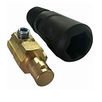 картинка Кабельная вилка 10-25 DKJ10-25 для сварки с фиксирующим устройством от магазина Интерком-НН