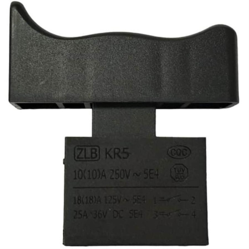 картинка Выключатель KR5 (226) без фиксатора 10A, 250V для электроинструмента  от магазина Интерком-НН