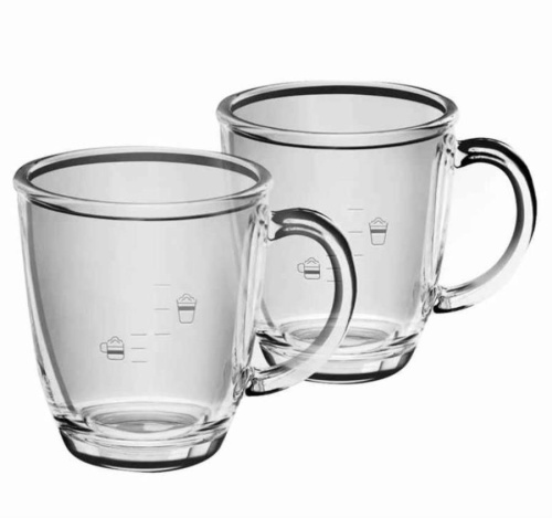 изображение Чашки для приготовления латте/капучино, 2 шт., прозрачные, стекло Krups XS801000 магазин Компании Интерком-НН картинка Krups XS801000 Чашки для приготовления латте/капучино, 2 шт., прозрачные, стекло от магазина Интерком-НН