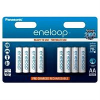 картинка Panasonic eneloop BK-3MCCE/8BE 8шт аккумуляторов 1900mAh AA BL8 от магазина Интерком-НН