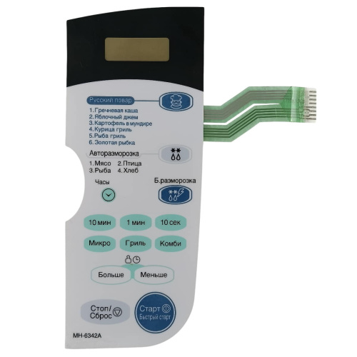 картинка LG 3506W1A373A Сенсорная панель управления СВЧ печи MH-6342A белый от магазина Интерком-НН