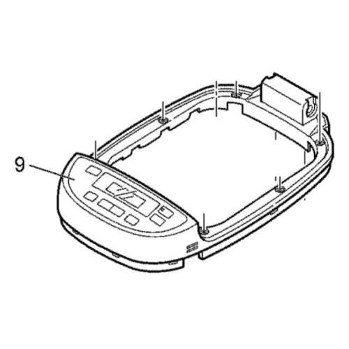 изображение Верхняя рамка корпуса ADB03K189-W0 для хлебопечи Panasonic SD-2510WTS магазин Компании Интерком-НН фото 2 картинка Panasonic ADB03K189-W0 Верхняя рамка корпуса для хлебопечи SD-2510WTS от магазина Интерком-НН фото 2