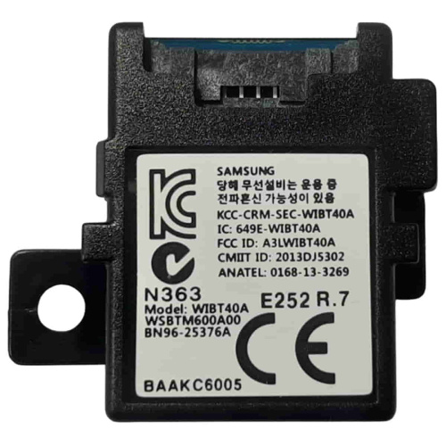 изображение Samsung BN96-25376A Bluetooth модуль WIBT40A для телевизора UE40F6100AK магазин Компании Интерком-НН фото 2 картинка Samsung BN96-25376A Bluetooth модуль WIBT40A для телевизора UE40F6100AK от магазина Интерком-НН фото 2