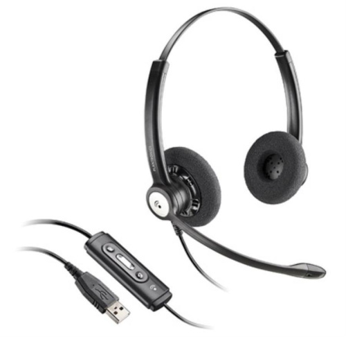 изображение Plantronics BlackWire USB- профессиональная гарнитура (PL-C620M) магазин Компании Интерком-НН картинка PL-C620M Профессиональная гарнитура Plantronics BlackWire USB от магазина Интерком-НН