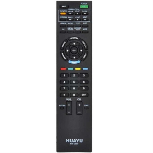 изображение Huayu RM-D959 (18038) пульт дистанционного управления универсальный (ПДУ) для телевизоров Sony магазин Компании Интерком-НН картинка Huayu RM-D959 (18038) пульт дистанционного управления универсальный (ПДУ) для телевизоров Sony от магазина Интерком-НН