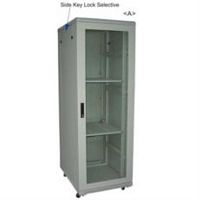 картинка Шкаф напольный 19", 18U, (600х800), серый (WT-2041B-18U-WO-600x800-G) от магазина Интерком-НН