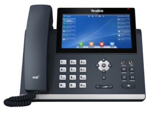 изображение Телефон SIP Yealink SIP-T48U черный магазин Компании Интерком-НН картинка Телефон SIP Yealink SIP-T48U черный от магазина Интерком-НН