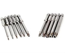 картинка Набор магнитных бит Torx 75мм, 1/4" 11шт T6, T7, T8, T9, T10, T15, T20, T25, T27, T30, T40 от магазина Интерком-НН