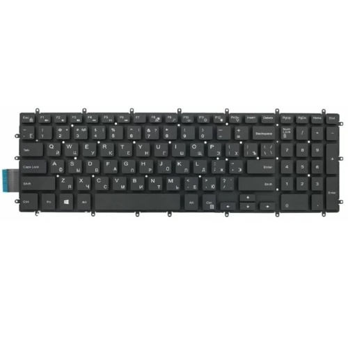 картинка Клавиатура для ноутбука Dell P75F черная с подсветкой от магазина Интерком-НН