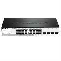 картинка Коммутатор DGS-1210-20/C1A D-Link с 16 портами 10/100/1000Base-T, 4 порта 1000Base-X SFP  от магазина Интерком-НН