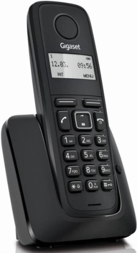 изображение Р/Телефон Dect Gigaset A116 RUS черный АОН магазин Компании Интерком-НН картинка Р/Телефон Dect Gigaset A116 RUS черный АОН от магазина Интерком-НН