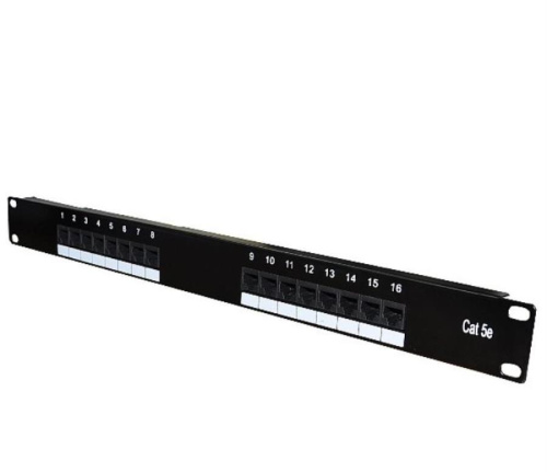 изображение WT-2064-16P 19" патч-панель RJ45 Cat.5e, 16 портов магазин Компании Интерком-НН картинка WT-2064-16P 19" патч-панель RJ45 Cat.5e, 16 портов от магазина Интерком-НН