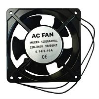 картинка Вентилятор 12038A2HSL (YZF12038) 120х120х38, 220-240V, 50/60Hz, 0.14/0.10А для холодильника  от магазина Интерком-НН