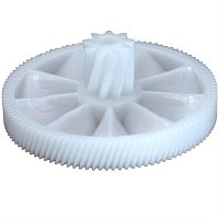 картинка Шестерня большая 7000898-CH (27.001-BRN) D=83/20, H=34/12 9 и 104 косых зубьев для мясорубки Braun от магазина Интерком-НН