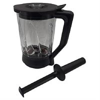 картинка Bosch 17006613 (MUZ9MX2) чаша блендера стеклянная 1500мл для кухонного комбайна MUM9B33S12/01 от магазина Интерком-НН