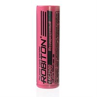 картинка Robiton LGC2500 Аккумулятор Li-ion 18650 3.6 В, 2500mAh, без защиты от магазина Интерком-НН