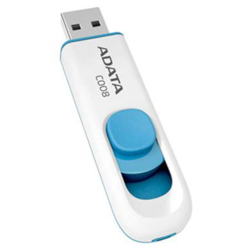 изображение Память USB 16 Gb A-Data C008 белый-синий магазин Компании Интерком-НН картинка Память USB 16 Gb A-Data C008 белый-синий от магазина Интерком-НН
