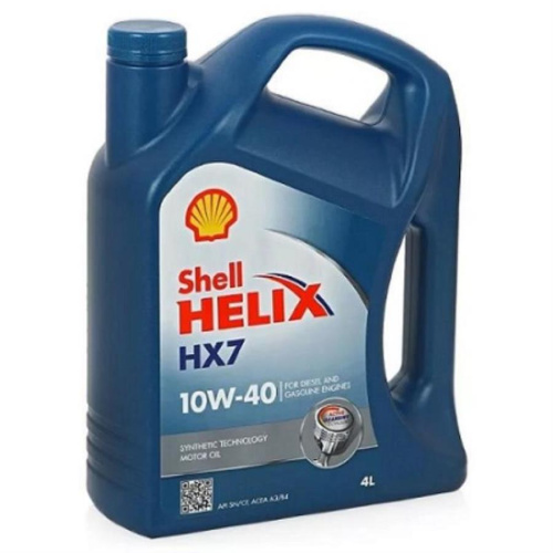 изображение Масло моторное полусинтетическое 4 л Shell Helix HX7 10W-40 магазин Компании Интерком-НН картинка Shell Helix HX7 10W-40 Масло моторное полусинтетическое 4 л от магазина Интерком-НН