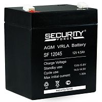 картинка Security Force SF 12045 Аккумулятор 12 В, 4.5 Ач  от магазина Интерком-НН