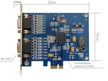 картинка ...Плата видеозахвата Линия PCI-E 16*25. 16 видео, 2 аудио, 25 кадров на канал от магазина Интерком-НН