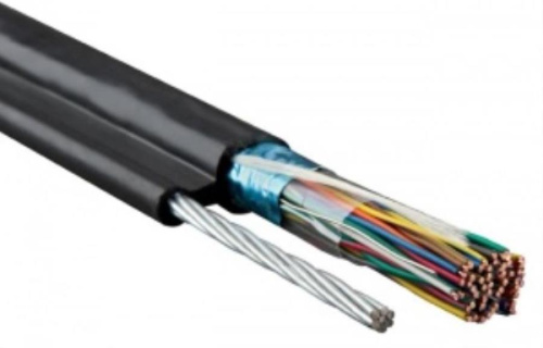 картинка Кабель FTP25x2 cat.3 витая пара экранированная для наружных работ, внешний, с тросом от магазина Интерком-НН