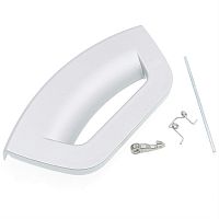 картинка Indesit C00287785 (C00285747) ручка люка в сборе (белая) для стиральной машины Ariston  от магазина Интерком-НН