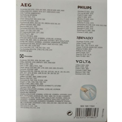 изображение Electrolux 9001951194 Фильтр EFH 12W для пылесоса AEG, Electrolux, Philips, Tornado, Volta магазин Компании Интерком-НН фото 2 картинка Electrolux 9001951194 Фильтр EFH 12W для пылесоса AEG, Electrolux, Philips, Tornado, Volta от магазина Интерком-НН фото 2