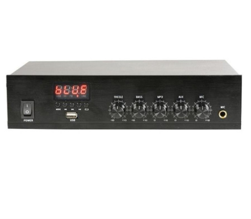 изображение Трансляционный усилитель MKV Pro PA-1040 40Вт, USB, Bluetooth, FM магазин Компании Интерком-НН картинка MKV Pro PA-1040 Трансляционный усилитель 40Вт, USB, Bluetooth, FM от магазина Интерком-НН