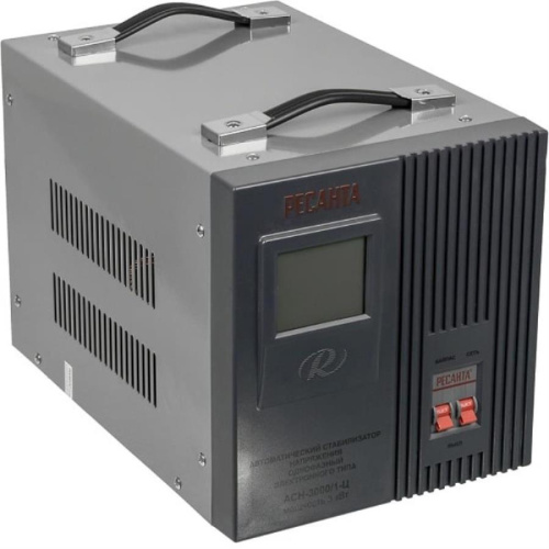 изображение Ресанта ACH-3000/1-Ц (63/6/5) стабилизатор напряжения однофазный серый магазин Компании Интерком-НН фото 4 картинка Ресанта ACH-3000/1-Ц (63/6/5) стабилизатор напряжения однофазный серый от магазина Интерком-НН фото 4