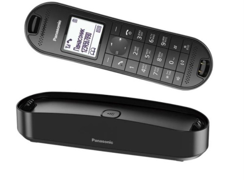 изображение Беспроводной телефон Panasonic KX-TGK320RUB DECT (радиотелефон) цвет: черный магазин Компании Интерком-НН картинка Panasonic KX-TGK320RUB - Беспроводной телефон DECT (радиотелефон) цвет: черный от магазина Интерком-НН