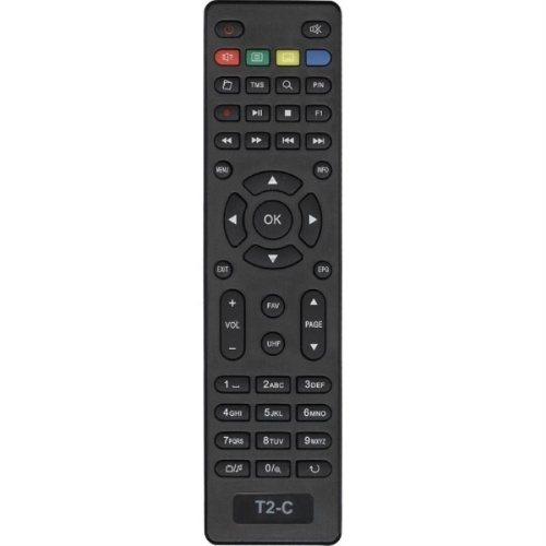 изображение Huayu T2-C (19175) пульт дистанционного управления (ПДУ) для цифровой приставки магазин Компании Интерком-НН картинка Huayu T2-C (19175) пульт дистанционного управления (ПДУ) для цифровой приставки от магазина Интерком-НН