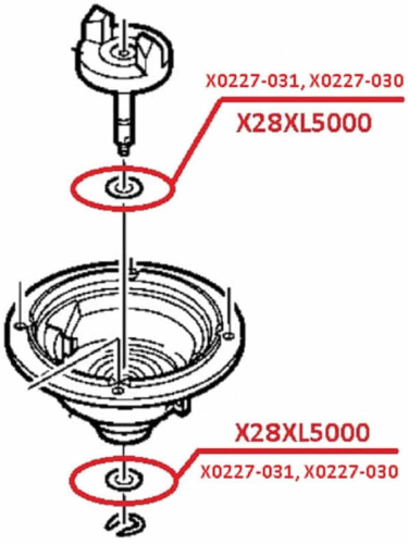картинка Panasonic SD-253-SHV (X0227-031) Шайба вала для хлебопечrи SD-253 от магазина Интерком-НН фото 2