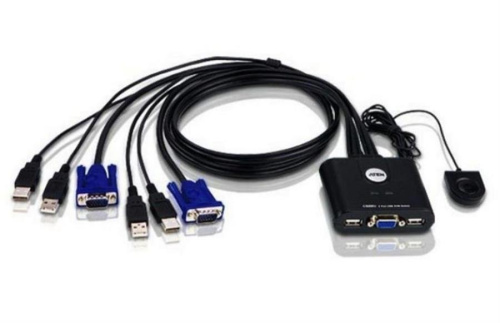изображение KVM переключатель, 2 порта USB ATEN CS22U магазин Компании Интерком-НН картинка ATEN CS22U KVM переключатель, 2 порта USB от магазина Интерком-НН