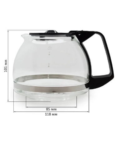 изображение Blackton BT-CM1111-KL Колба стеклянная в сборе с крышкой для кофеварки Blackton BT CM1111 магазин Компании Интерком-НН фото 4 картинка Blackton BT-CM1111-KL Колба стеклянная в сборе с крышкой для кофеварки Blackton BT CM1111 от магазина Интерком-НН фото 4