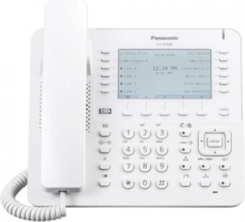 изображение Телефон IP Panasonic KX-NT680RU белый магазин Компании Интерком-НН фото 7 картинка Телефон IP Panasonic KX-NT680RU белый от магазина Интерком-НН фото 7